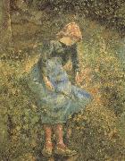 Camille Pissarro The Shepherdess oil on canvas